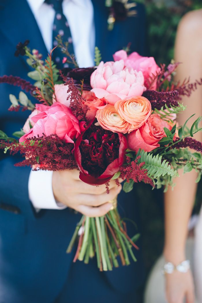 Colourful and bright bouquet