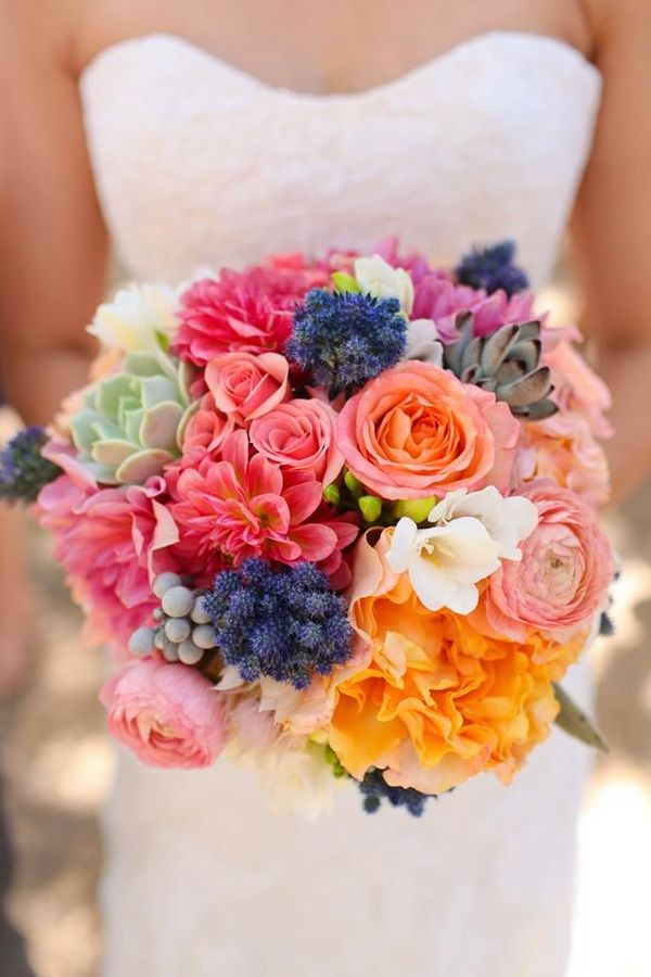 Bouquet of many colours