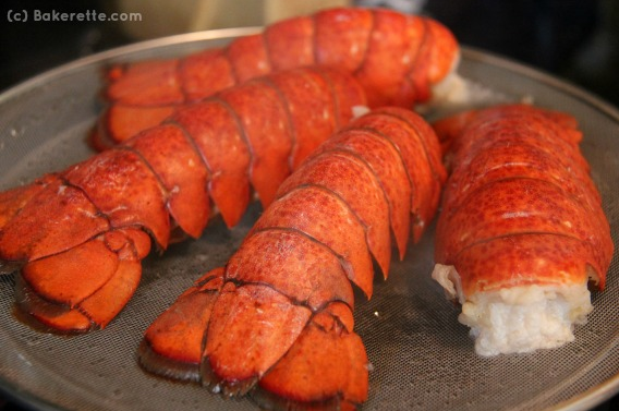 Cooking succulent lobster tails